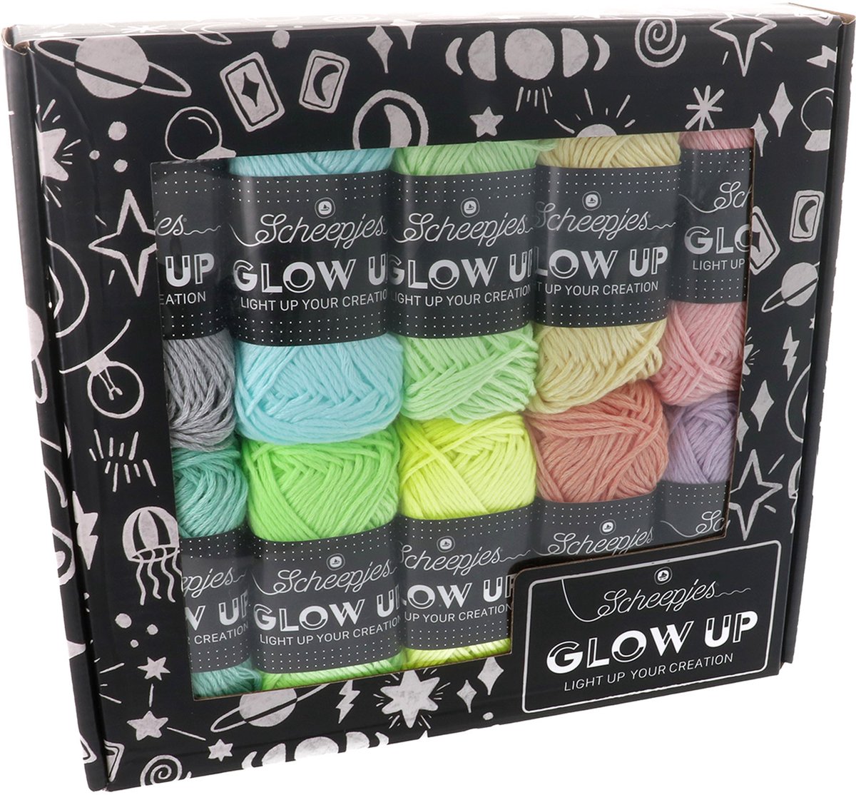 Scheepjes Glow Up Colour Pack 10x25g