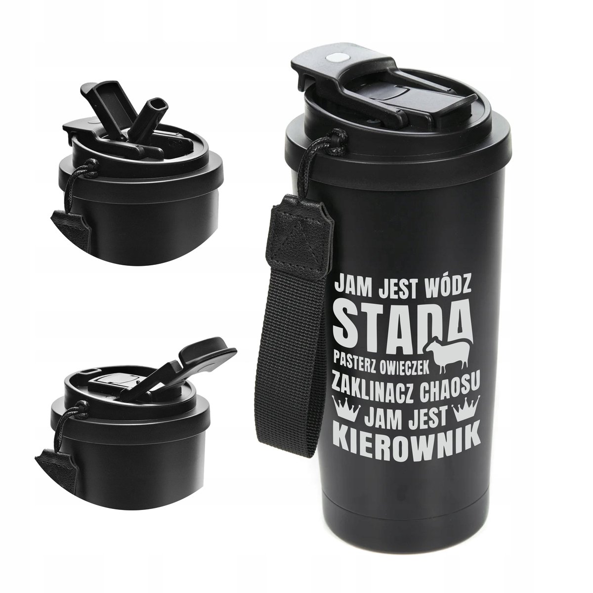 Gepersonaliseerde Thermosbeker 500ml - Uniek Cadeau met Eigen Ontwerp