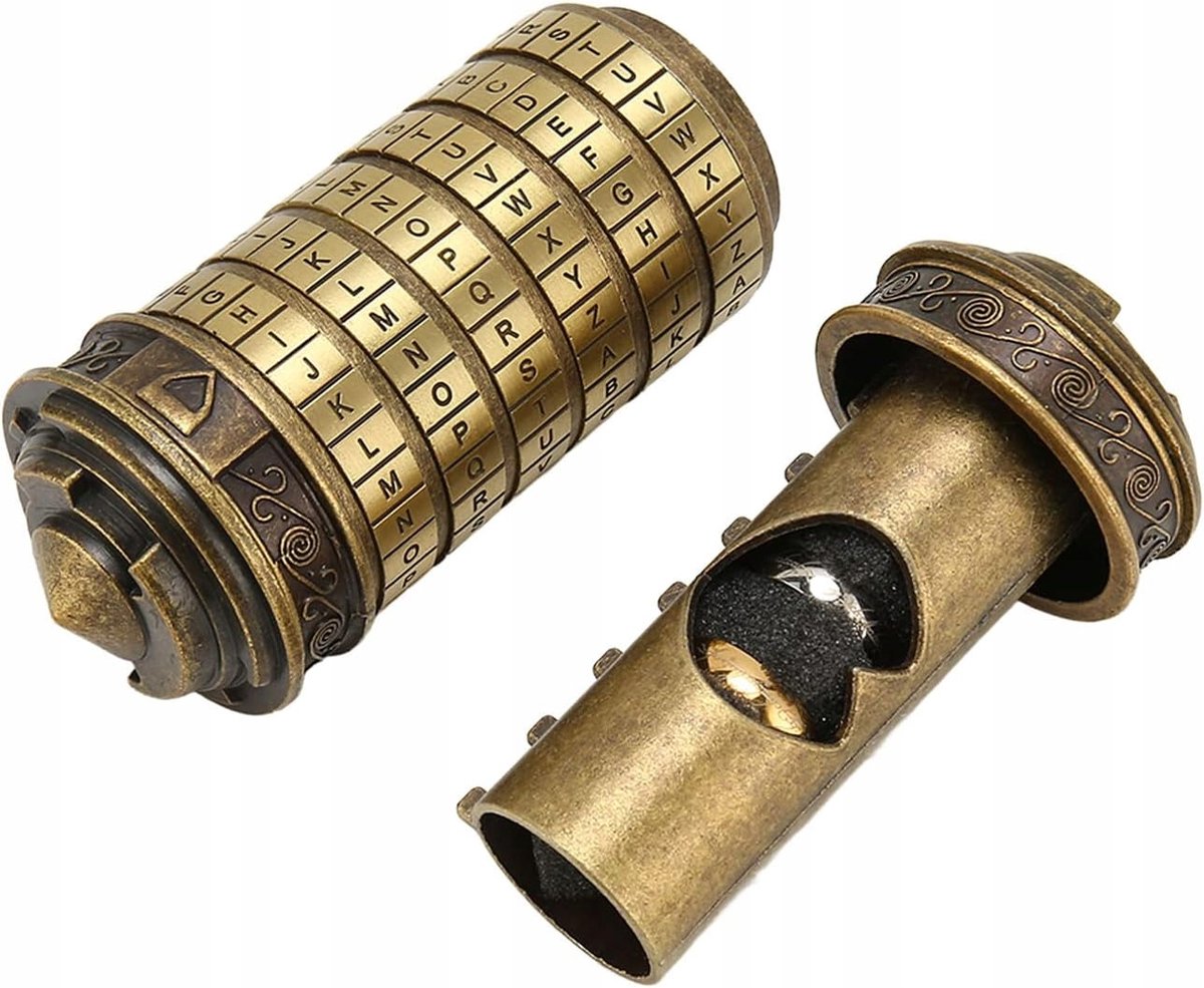 Merkloos Da Vinci Code Slot met 2 Ringen - Romantisch Cadeau
