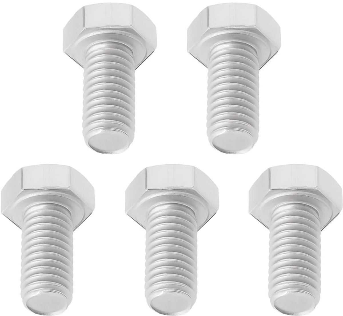 Hexbouten M8 x 16mm - Linksdraaiend - Roestvrij staal - Perfect voor bosmaaiers - SnelShoppen