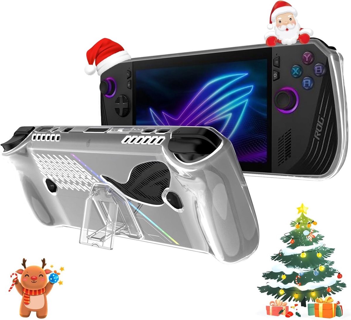 Beschermhoes voor ASUS ROG Ally X - Duidelijk - Schokbestendig - Ideaal voor gaming - SnelShoppen