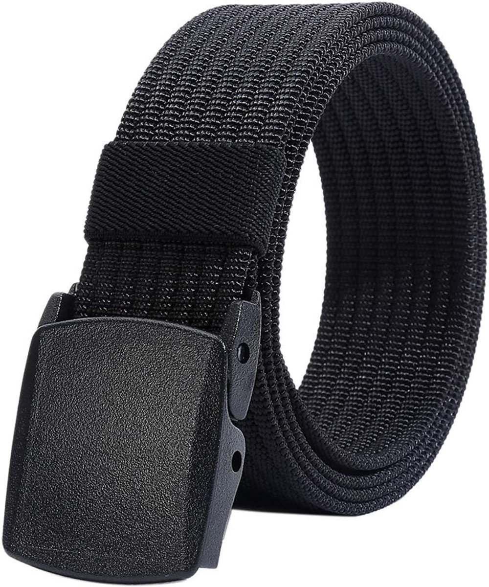 Belt voor mannen 130 cm - plastic gesp - volledig verstelbaar - ideaal voor werk - SnelShoppen