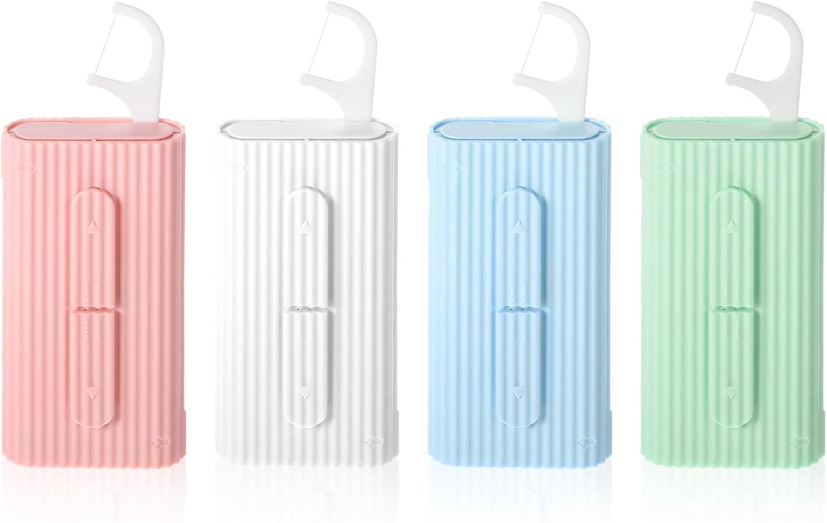 Tandenflosser Set - Automatische flosser en opbergdoos - Met 10 flossteken voor optimale tandverzorging - SnelShoppen