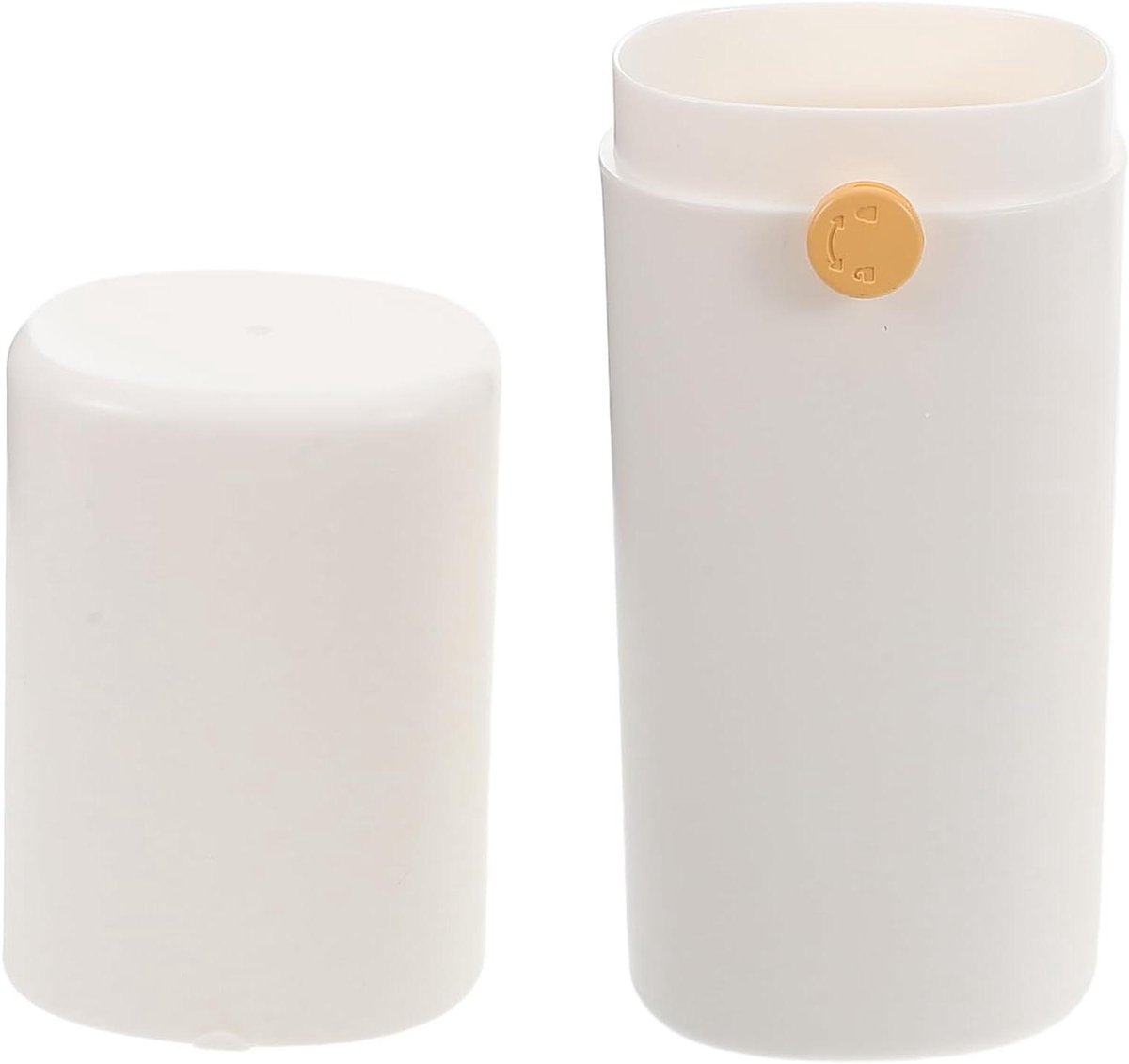 Tandenborstel Reis Set - Tandenborstelhouder Doosje - Hygiënisch Opbergen - Met Ventilatie - 22 cm - Wit