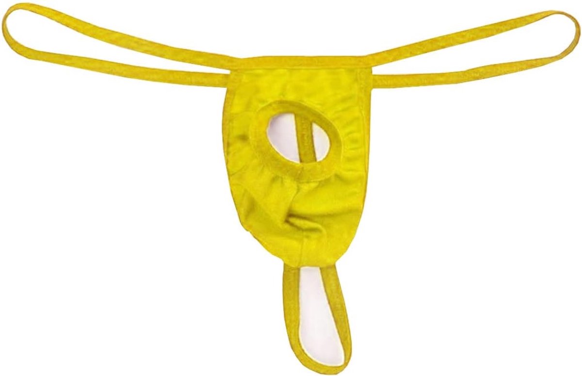 Mannen sexy erotische openingsonderbroek - frontopening - mesh stof - comfortabel voor dagelijks gebruik - SnelShoppen