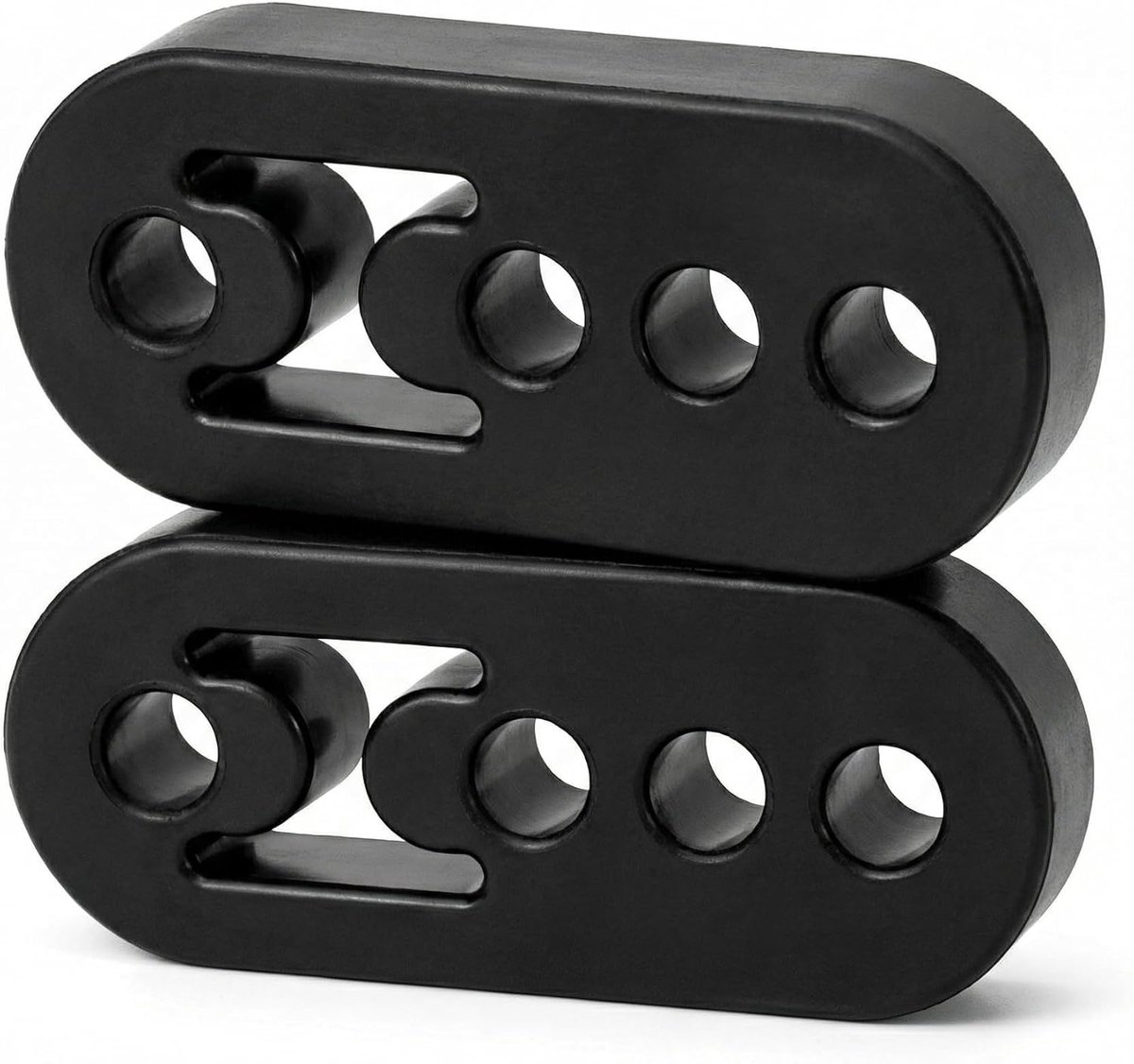 Auto uitlaat hanger 2pcs - universeel rubber - 4 gaten - voorkomt trillingen - SnelShoppen