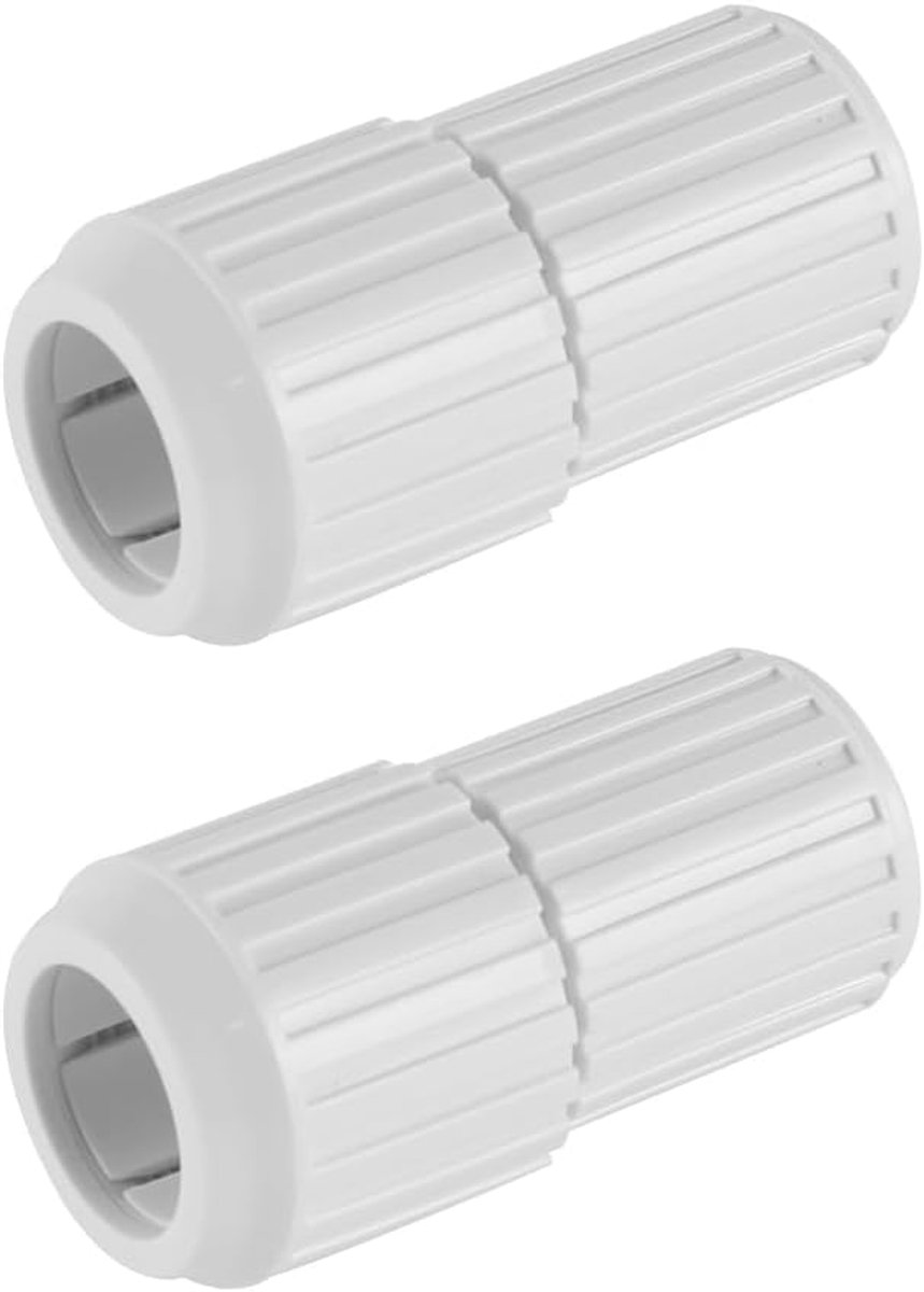 Pool telescopische pole camlock vervanging - 2 stuks wit - eenvoudig te installeren - herstel je zwembadstok - SnelShoppen