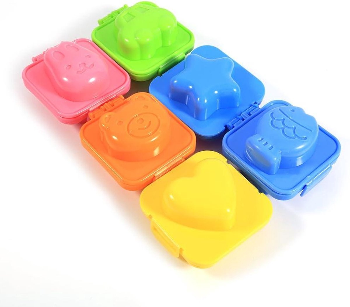 Sushi en Taart Decoratie Set - Vormpjes voor Decoratie - Keuken Creativiteit - Schattige Vormen - 6 stuks - Multicolor