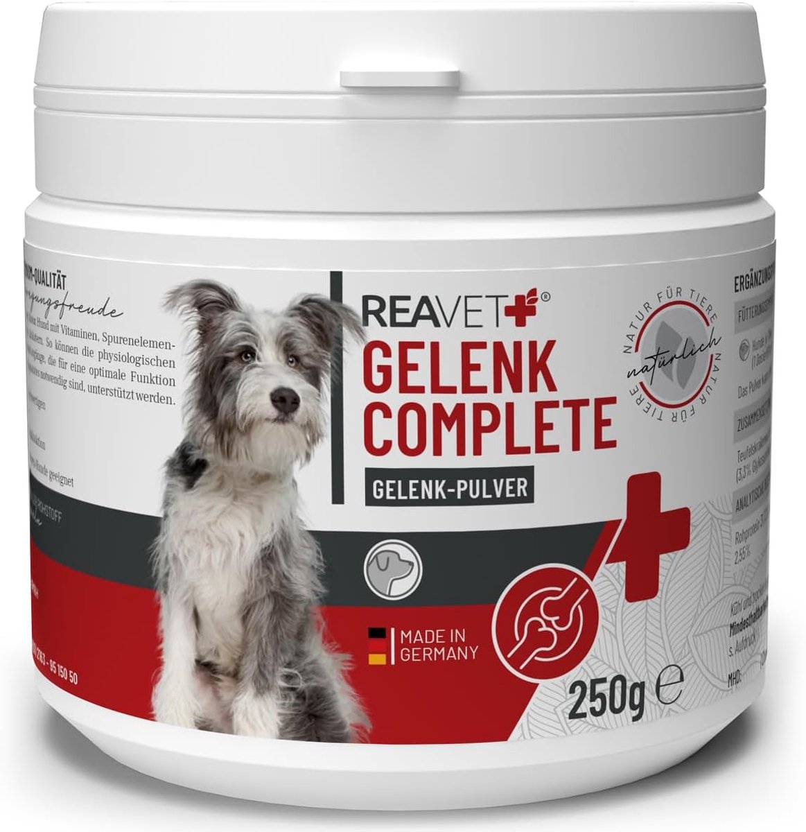 Gewrichtspoeder voor honden - natuurlijke ingrediënten - voor volwassen en senior honden - ondersteuning van gewrichten - ShopVlot