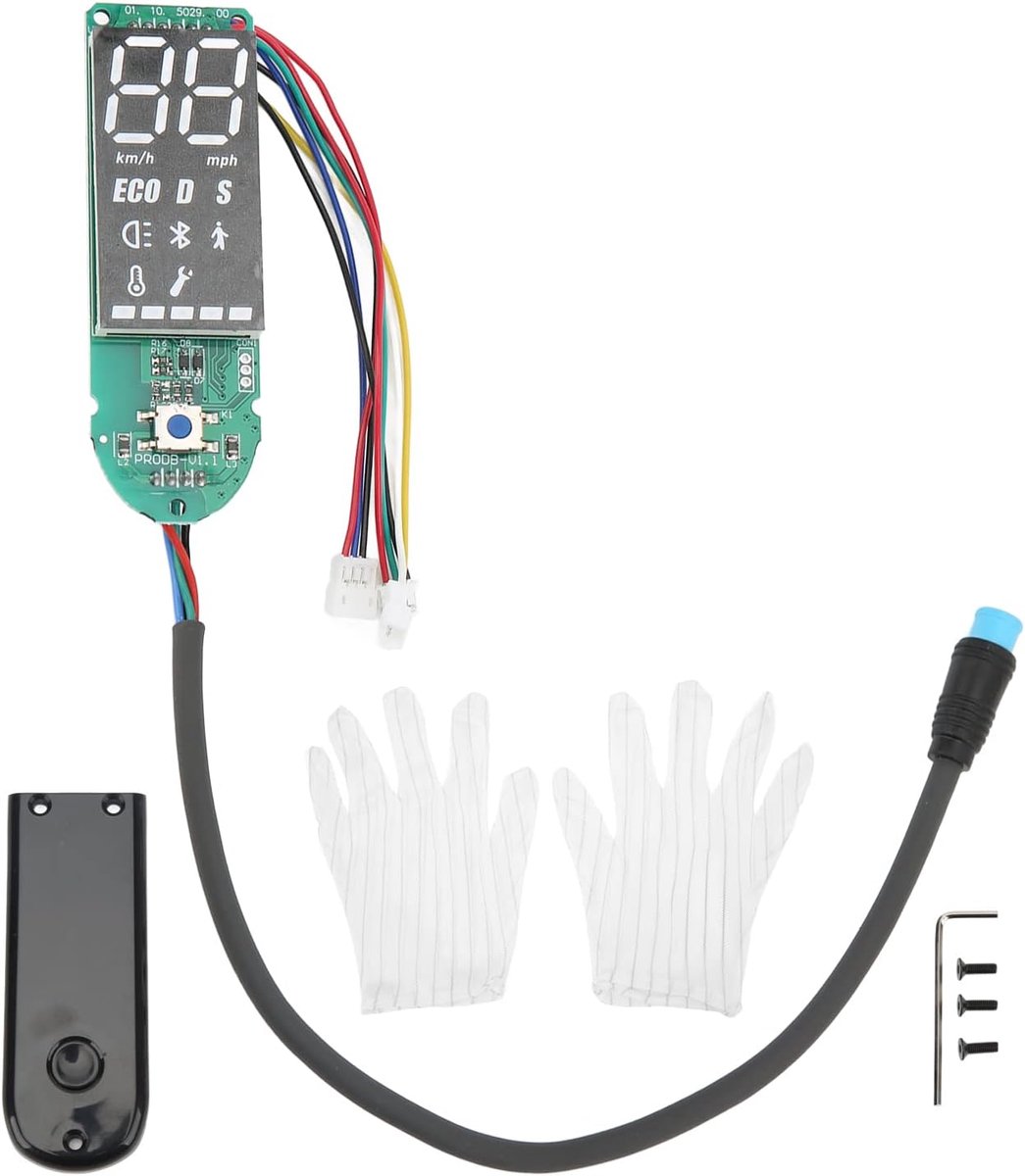 Elektrische scooter dashboard - Vervangingscircuits - Waterdicht en transparant display - Duidelijke dataweergave - ShopVlot