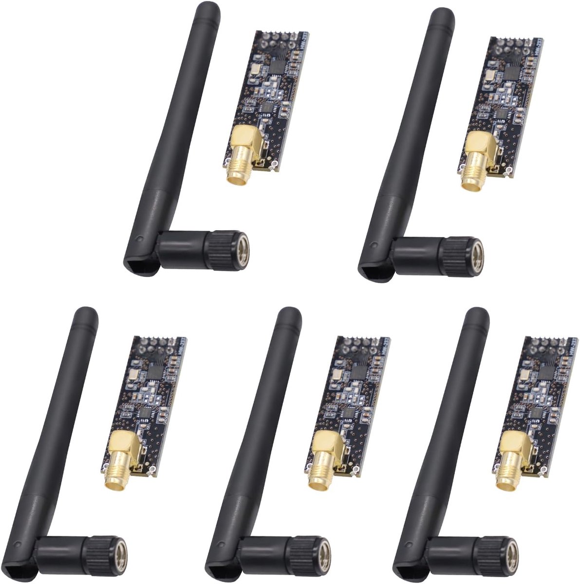 Wireless transceiver module NRF24L01 + PA + LNA - 2.4G 1100m - inclusief SMA antenne - geschikt voor Arduino - ShopVlot