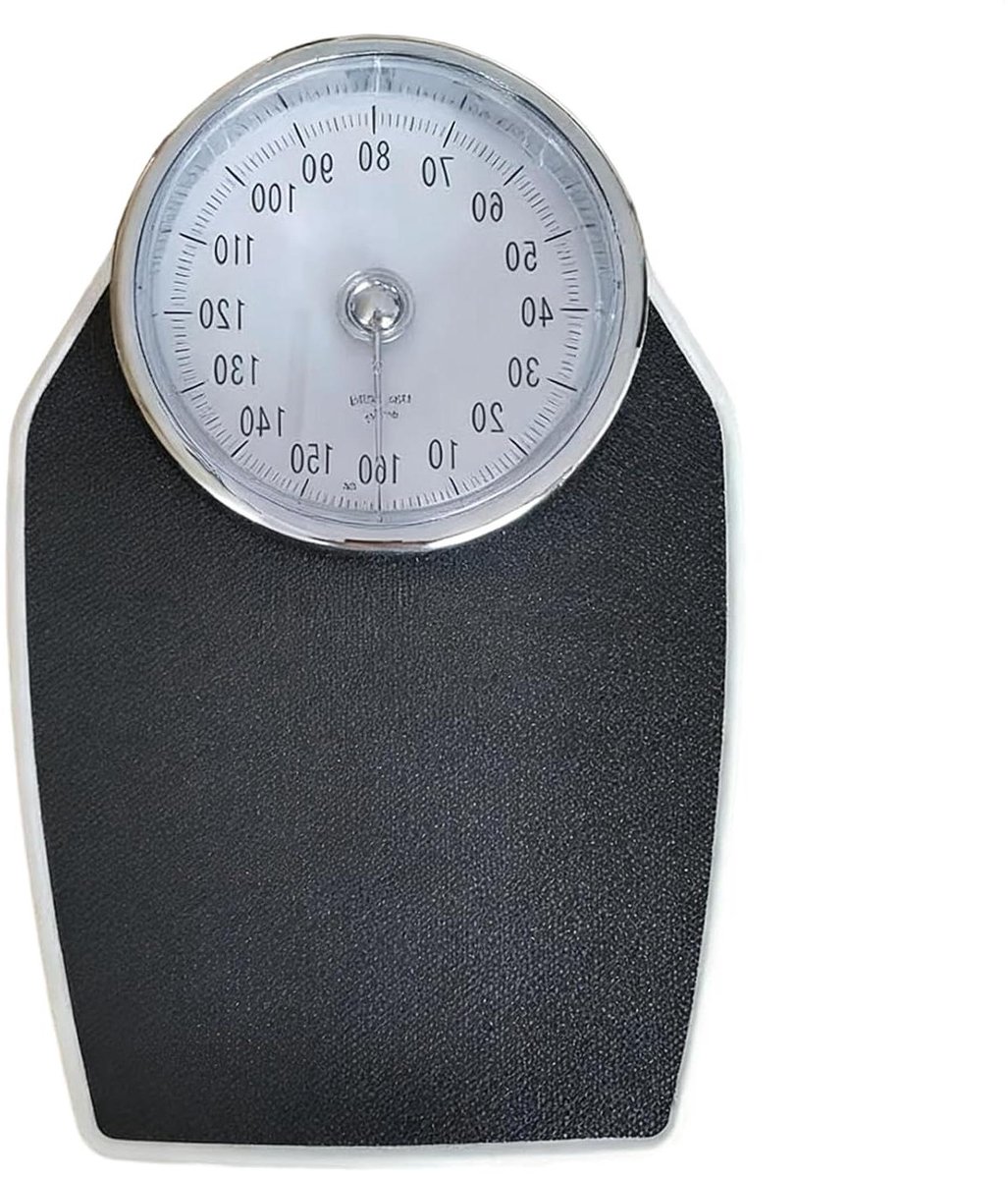 Mechanische Lichaamsweegschaal - Gewichtsmeter Badkamer - Gezondheid Tracken - Nauwkeurige Mechanische Meting - 158 kg Capaciteit - Meerkleurig