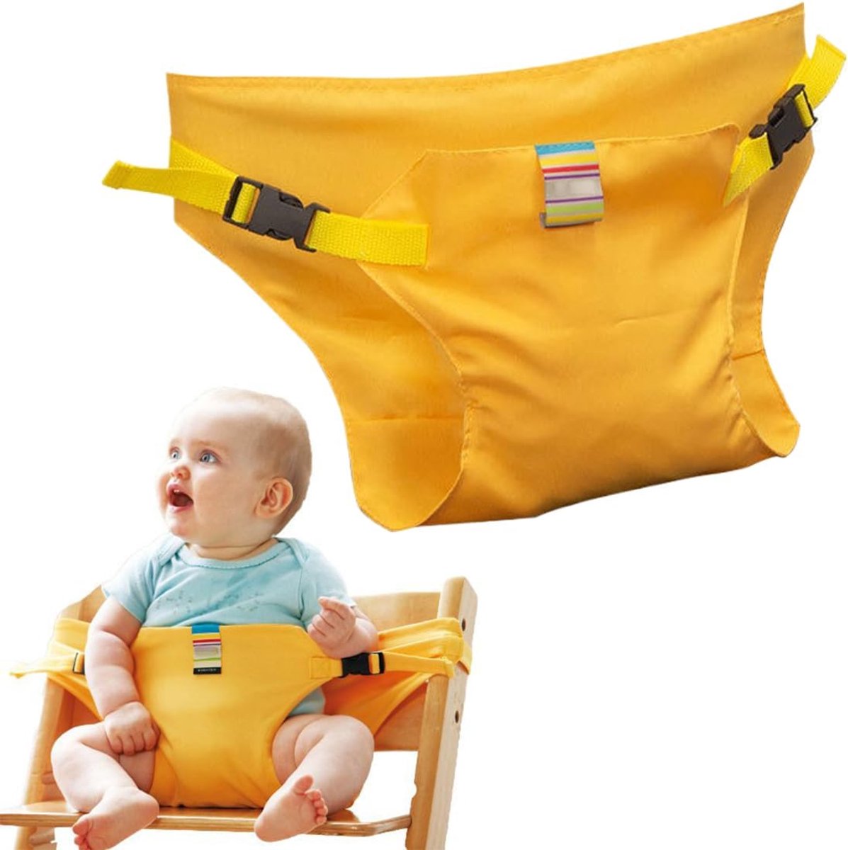 Babystoel Reisaccessoires - Draagbare en Verstelbare Kinderstoel - Ademend Harnas - Veilig en Comfortabel - ShopVlot