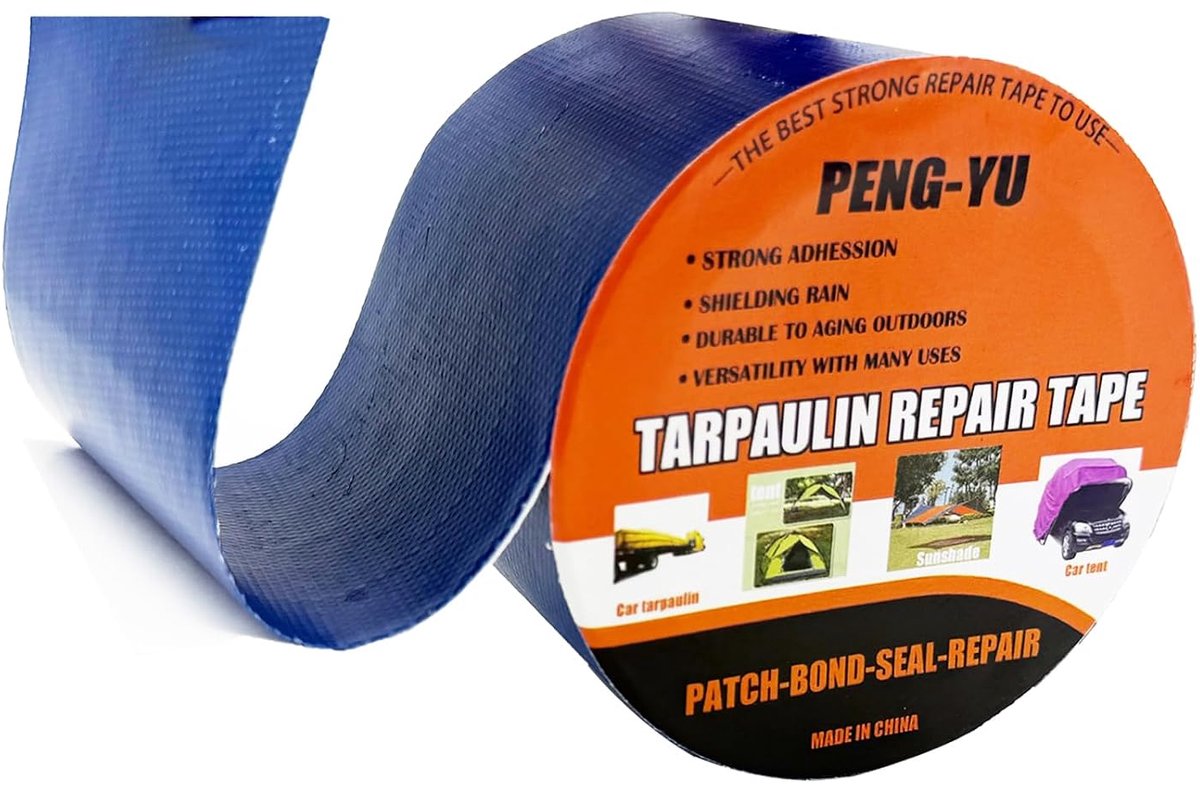 Reparatietape voor zonneschermen - Waterproof patch - Sterke hechting - Directe reparatie voor tenten - SnelShoppen