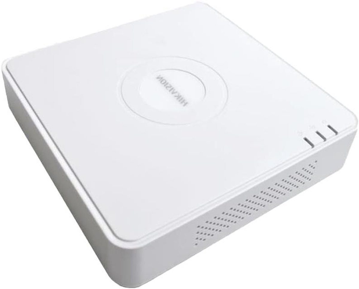 NVR Recorder - IP Camera Recorder - Beveiliging Thuis - 4 PoE Poorten - 4 Kanalen - Wit