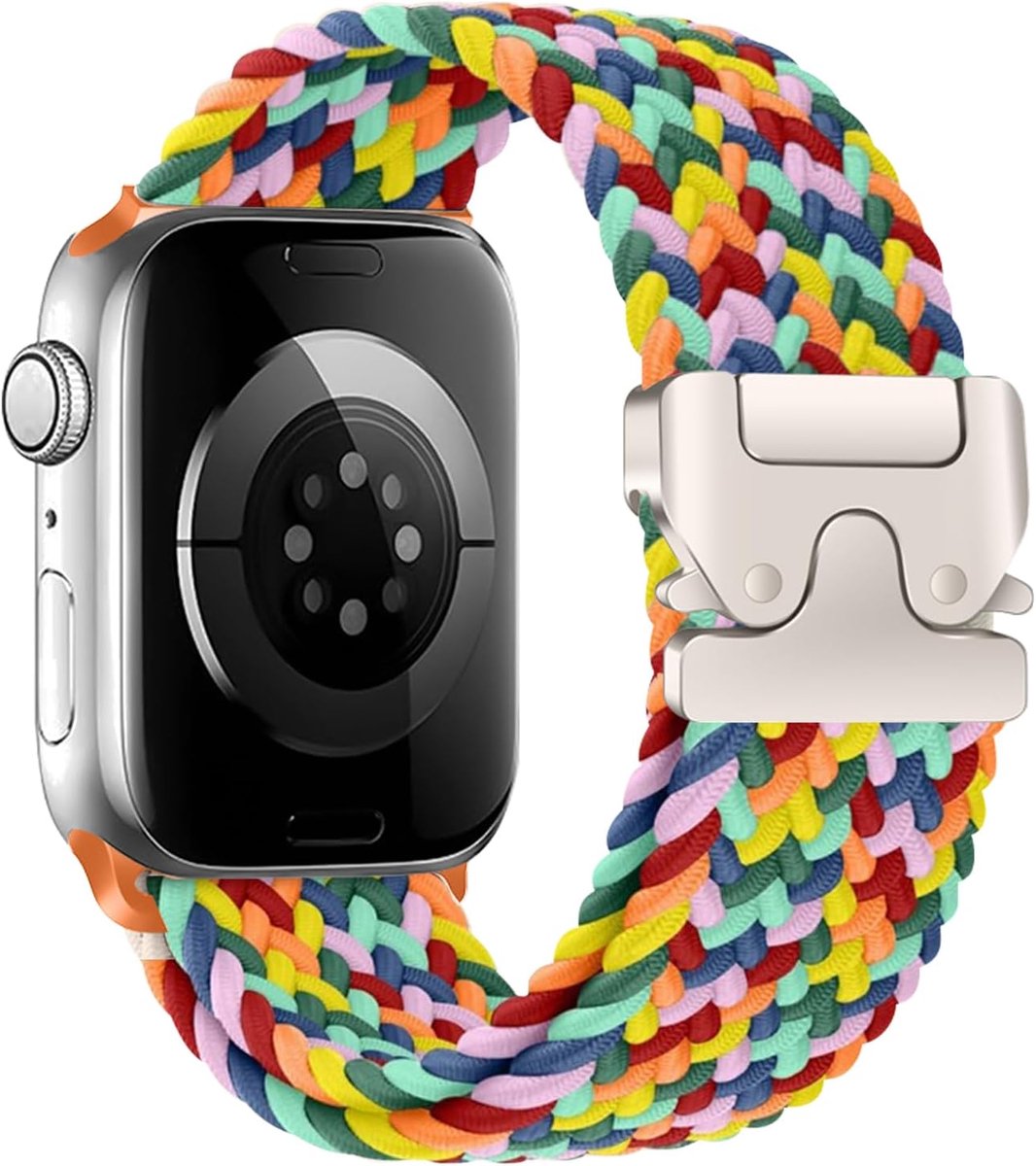 Geweven Band Geschikt voor Apple Watch 46 mm 42 mm 40 mm 41 mm 38 mm 44 mm 45 mm 49 mm - Elastisch Nylon - SnelShoppen