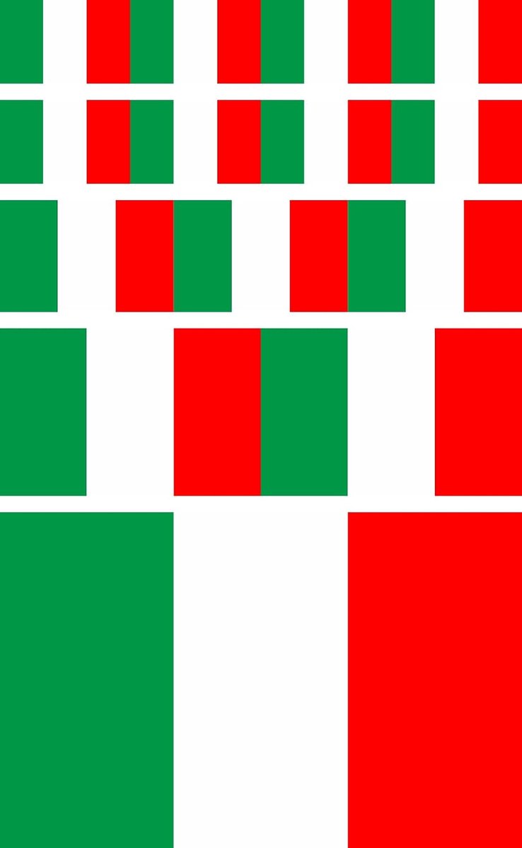Sticker set Italië 14 stuks - vinyl vlaggen - weerbestendig - perfect voor auto en motor - ShopVlot