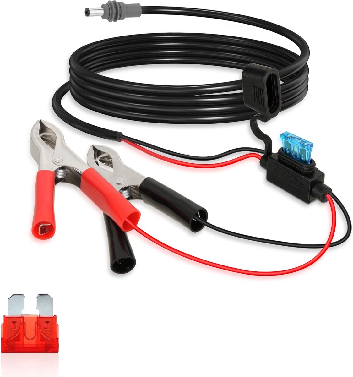 Krokodillenklemmen kabel 1,5 m - 16 AWG koper - voor Starlink Mini - flexibele installatie - ShopVlot
