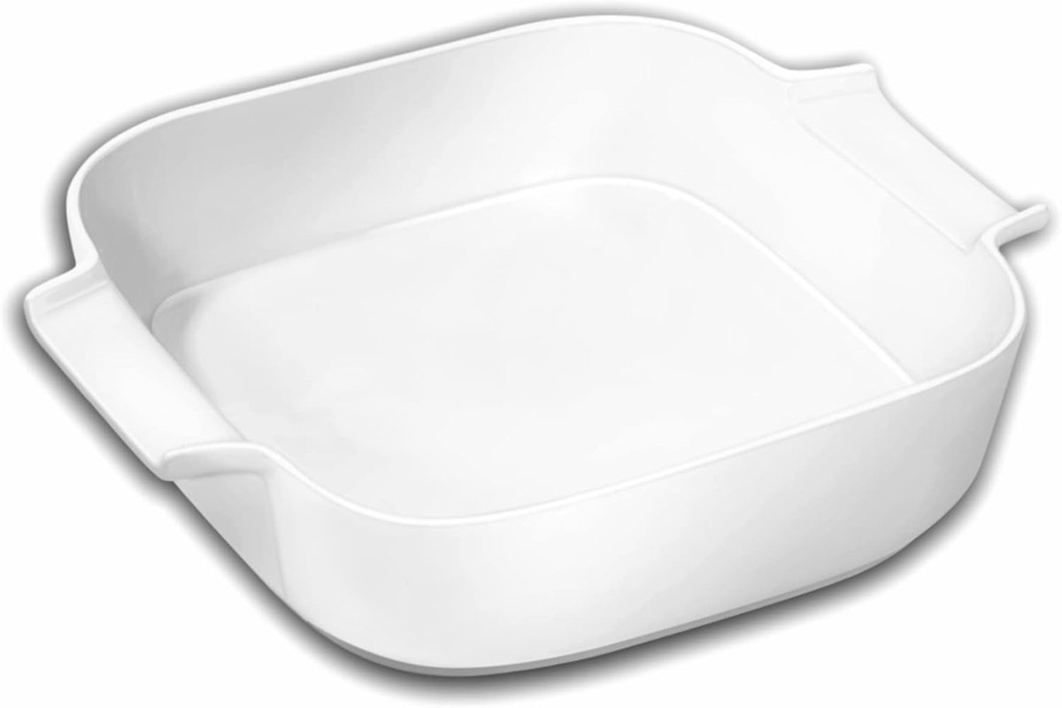 Bakvorm 780 ml - porselein - hittebestendig - elegant design voor diverse gerechten - ShopVlot