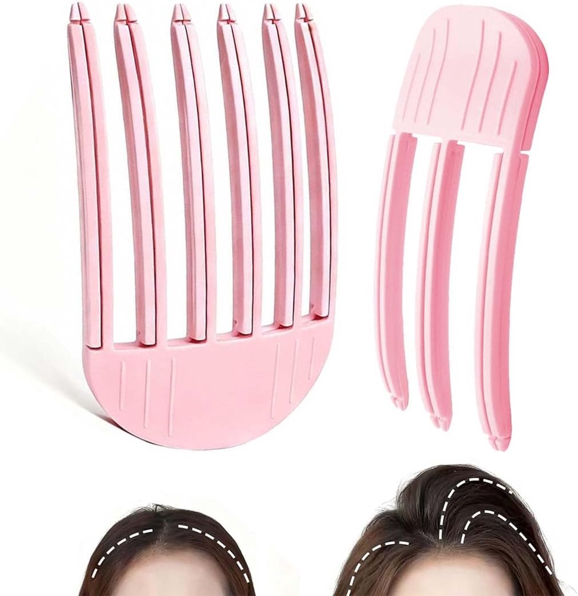 Haarclips set van 2 - Volume clips voor haarwortels - Lifting voor vloeibare pony - Geschikt voor alle haartypes - ShopVlot