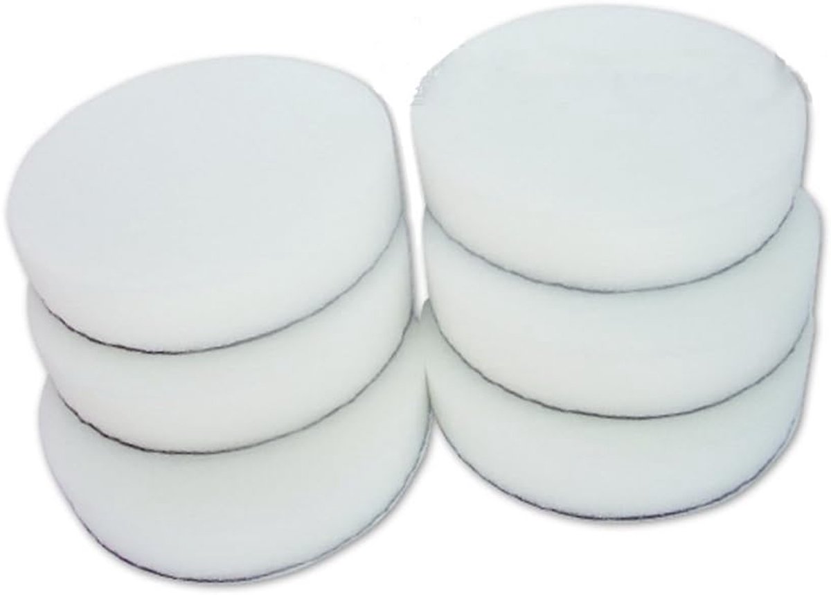 Polijstspons set 180 mm - 6 x Professionele Polijstpads - Klittenband - Perfect voor Polijstmachine - ShopVlot
