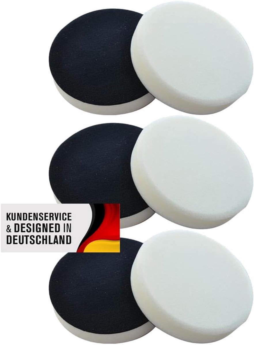 Polijstspons 180 mm - Diverse hardheden - Met klittenband - Voor polijstmachine - ShopVlot