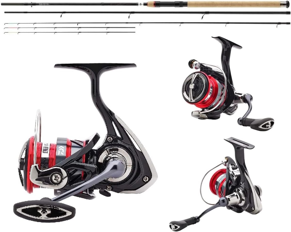 Feeder combi Daiwa Ninja Feeder Combo Light - 3.6m - 80g werpgewicht - ideaal voor beginnende feedervissers - ShopVlot