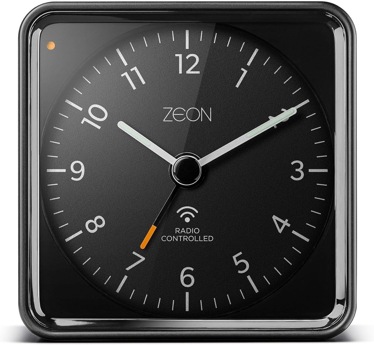 Analoge wekker met radiogestuurde tijd - batterijgevoed - stil en zonder tikgeluid - handige snooze functie - ShopVlot