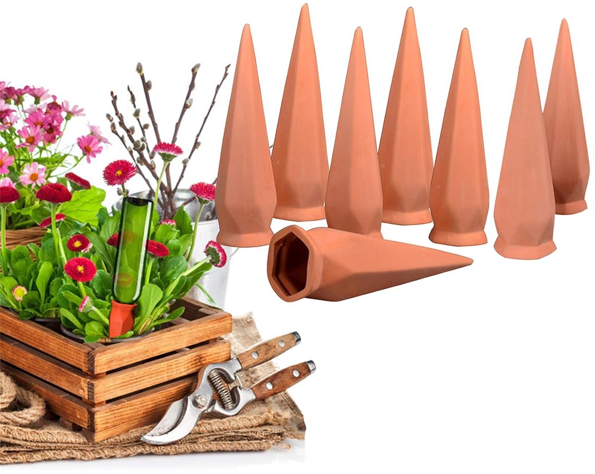 Automatische irrigatieset voor planten - 8 stuks - Regelbare druppelsnelheid - Perfect voor thuisgebruik - ShopVlot