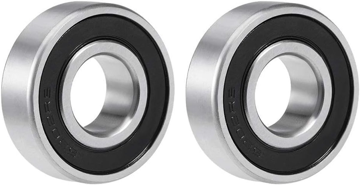 Kogellagers 6202-2RS - Dubbelzijdig rubber afgesloten - 15x35x11mm - Duurzaam en onderhoudsvrij - ShopVlot