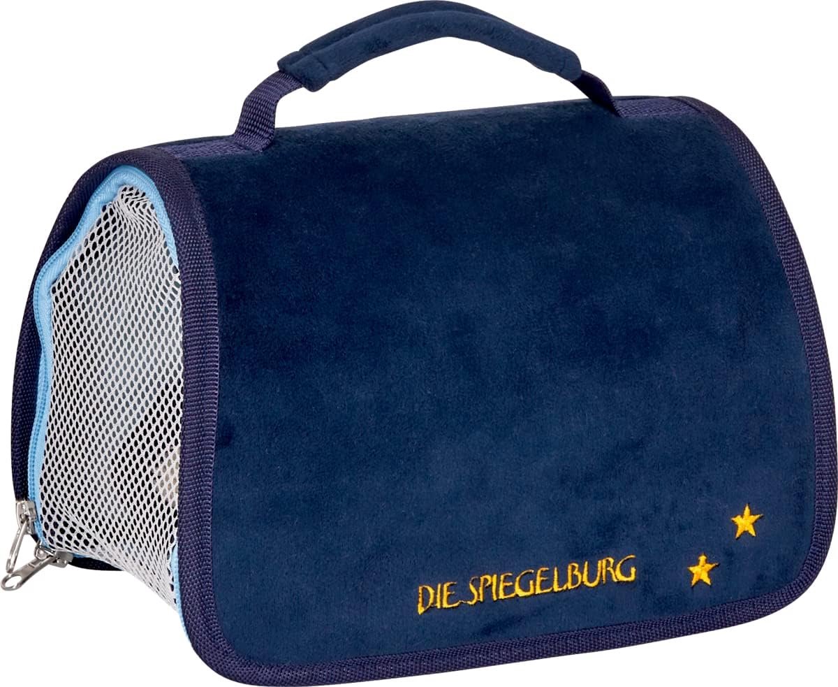 Reistas voor knuffeldieren 25 cm - Blauw - Dierenparade - Ideaal voor onderweg - ShopVlot