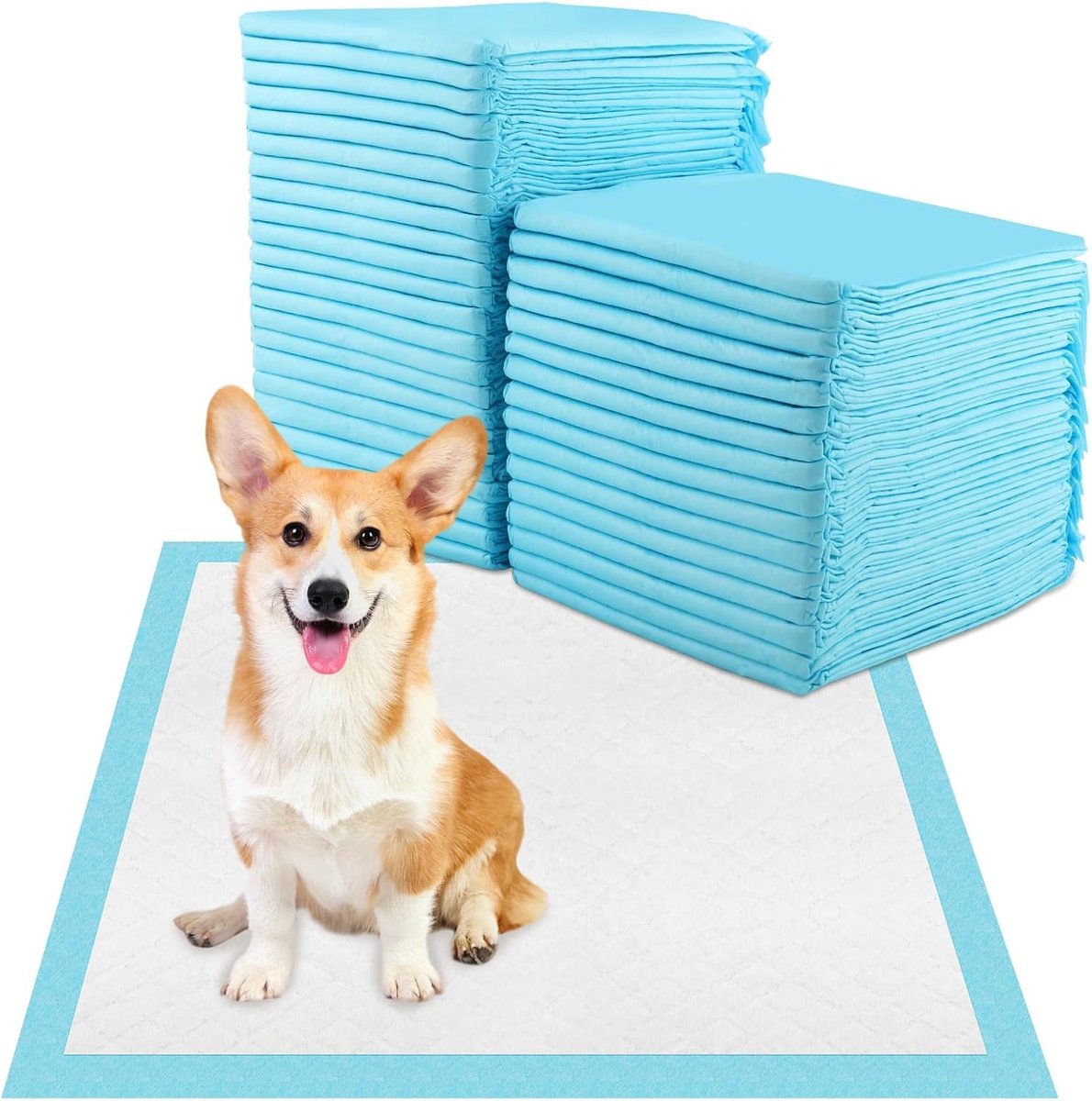 PIPI-matten voor honden 60 x 60 cm - 6-laags hygiënisch - sneldrogend oppervlak - maximale lekveiligheid - ShopVlot