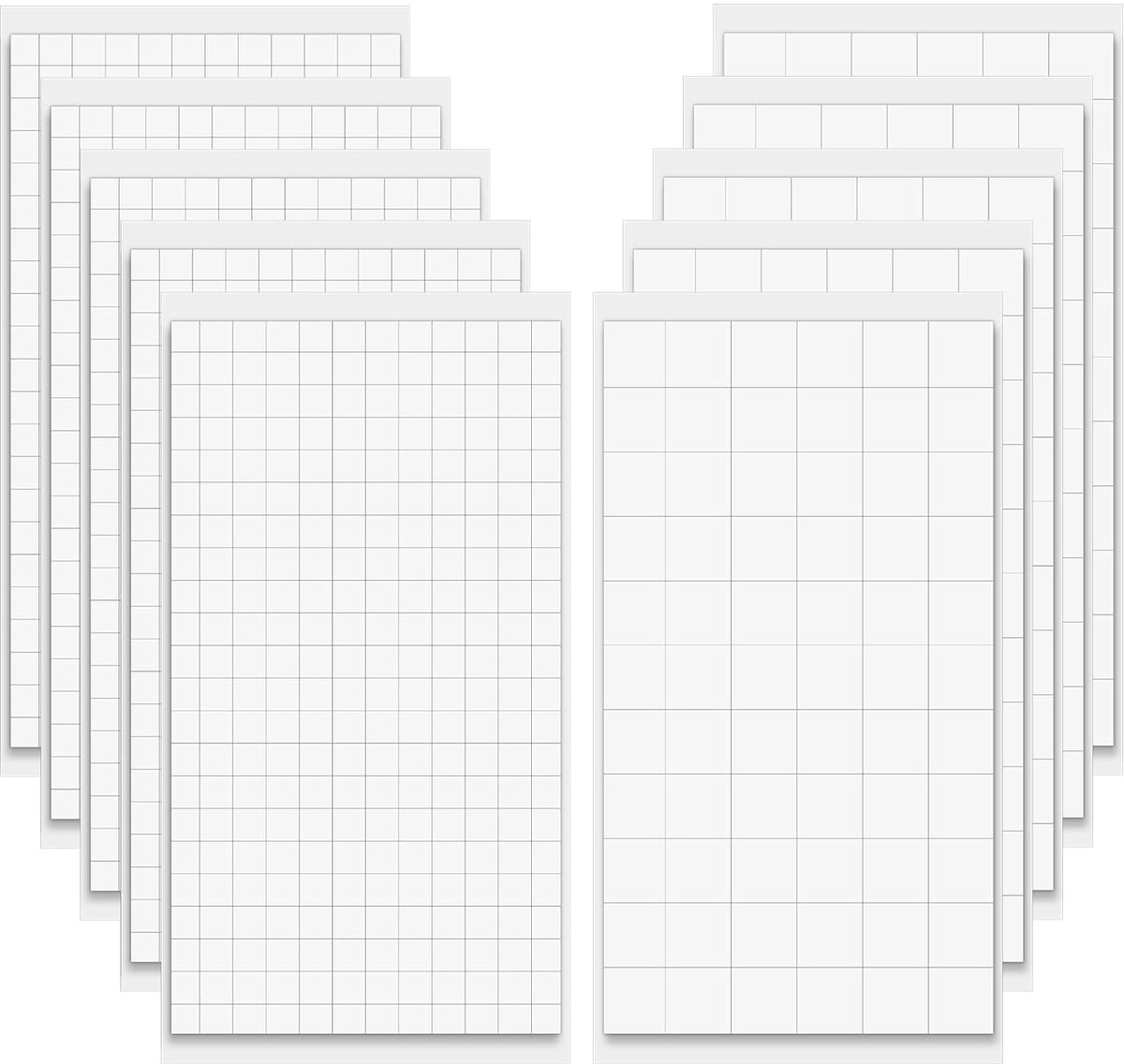 3D lijmpunten 1650 stuks - dubbelzijdige 6 × 6 mm en 12 × 12 mm - sterke hechting - ideaal voor knutselen - SnelShoppen