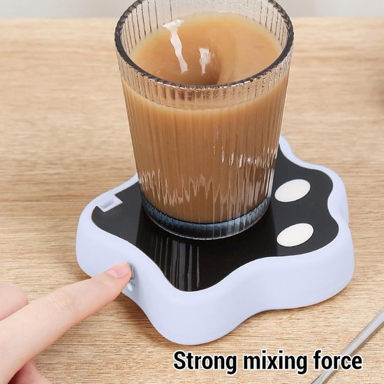 Magnetische Roerder - Roerdermixer Basisplaat - Dranken Mengen - Laag Geluid Trilling - 15 x 15 x 5 cm - Wit — afbeelding 3