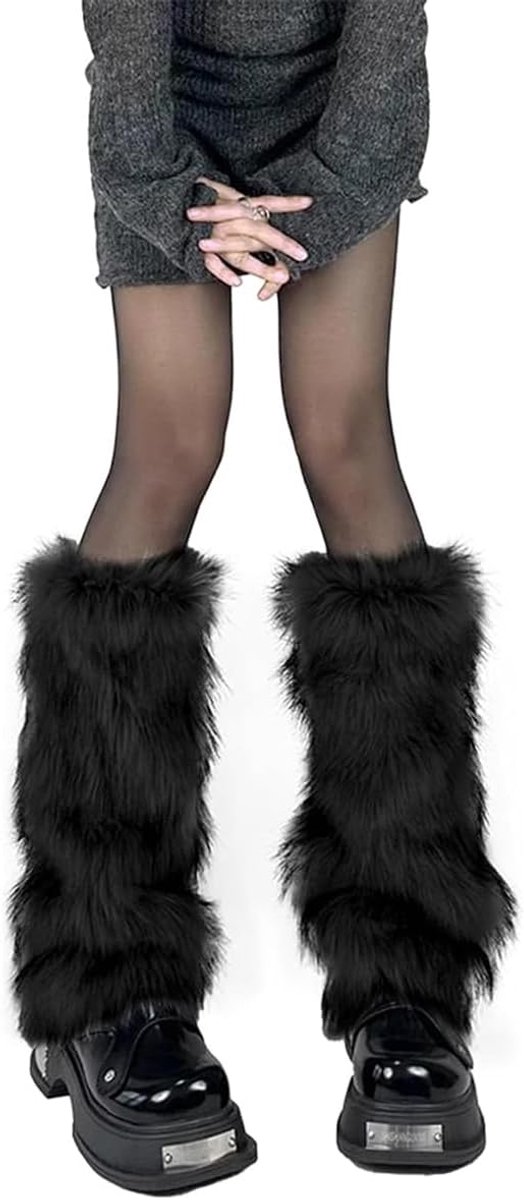 Faux Fur Legwarmers - Fluffy en Warm - Voor Dames - Perfect voor Koude Dagen - SnelShoppen