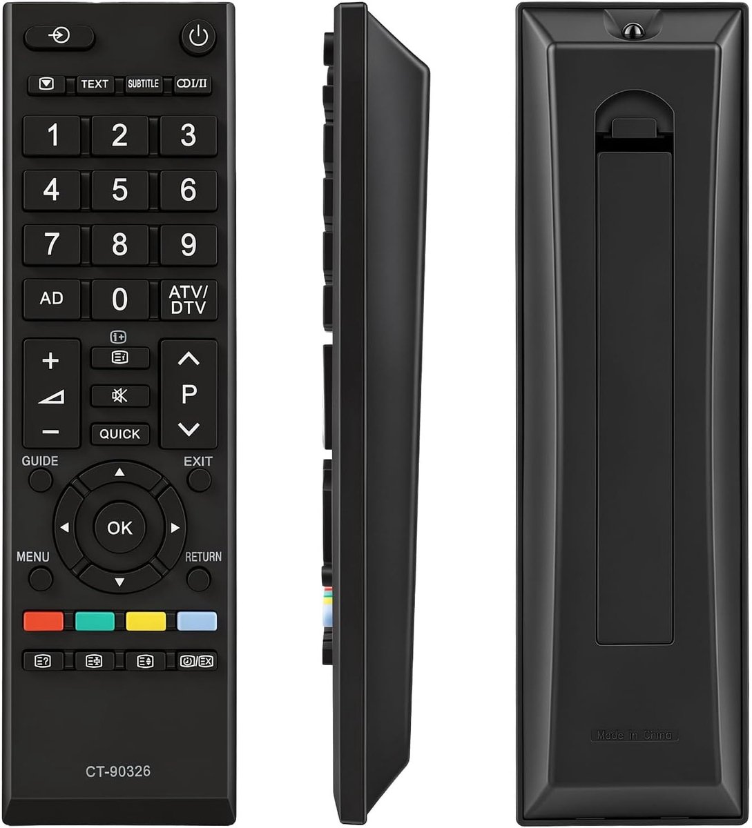Afstandsbediening CT-90326 - vervanging voor lcd-tv - sterke compatibiliteit - responsieve knoppen - SnelShoppen