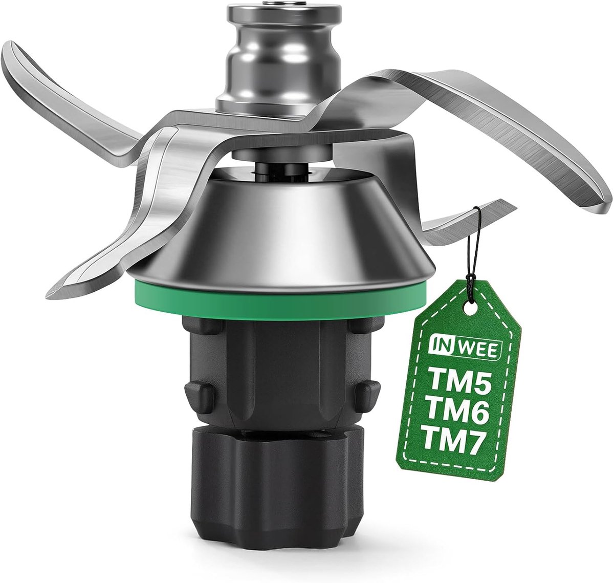 roestvrijstalen mes voor Thermomix TM5 TM6 TM7 - met afdichtingsring - eenvoudig te installeren - voorkomt lekkage - ShopVlot