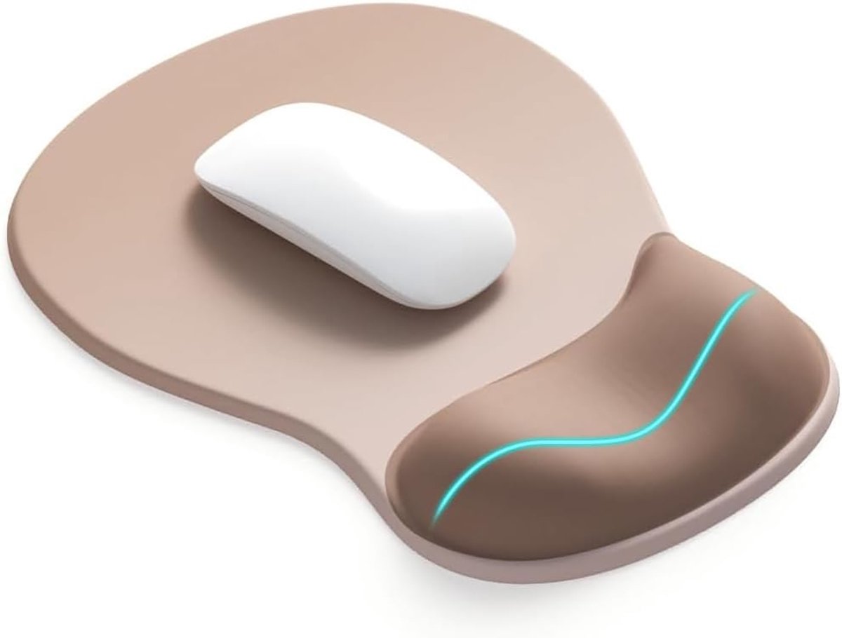 Ergonomische Gaming Muismat met Polssteun - Comfortabele Gel Muismat - Stijlvol voor Thuis en Kantoor - ShopVlot