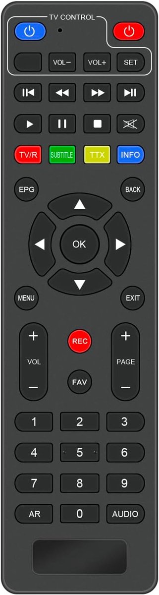 Afstandsbediening compatibel met Digiquest KabelAbel kabelontvanger - ShopVlot