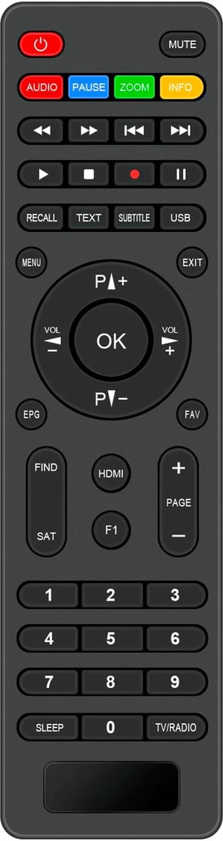 Afstandsbediening compatibel met Kathrein Receiver UFS 800, UFS 810, - UFS800, UFS810 - ShopVlot