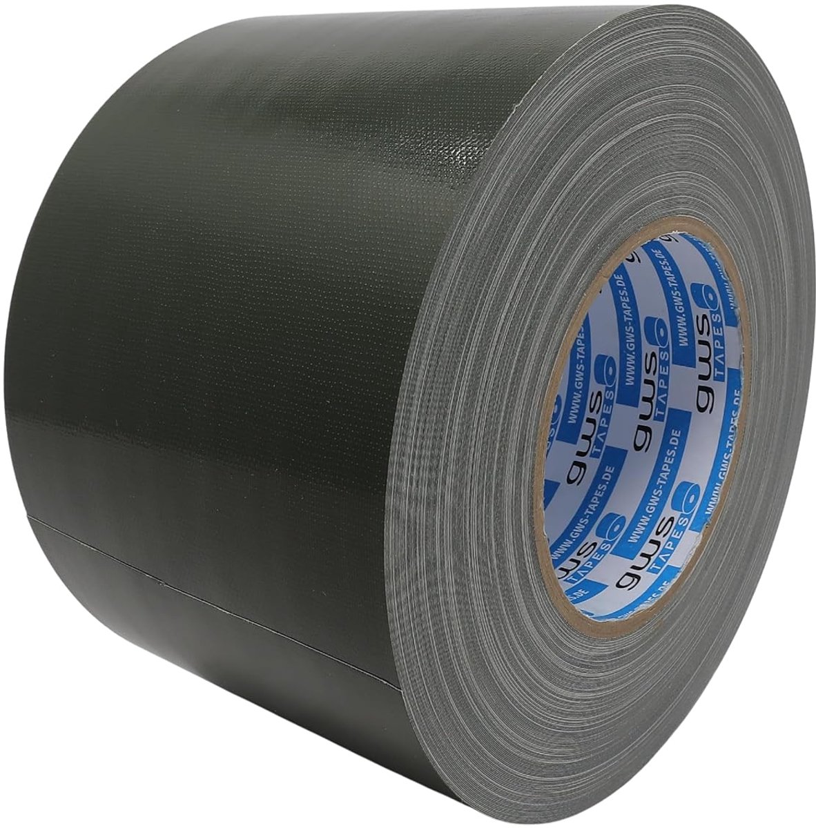 Weefband tape 50 m x 100 mm - bronsgroen - UV-bestendig - ideaal als markeertape - ShopVlot