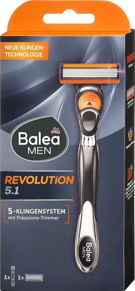Scheerapparaat 5-bladensysteem - diamantbladen - precisietrimmer - optimale huidbescherming - ShopVlot