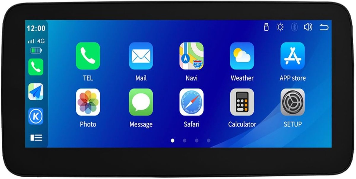 10.25 inch Carplay scherm - touchscreen upgrade - Android auto - GPS en Bluetooth voor Mercedes Benz - ShopVlot