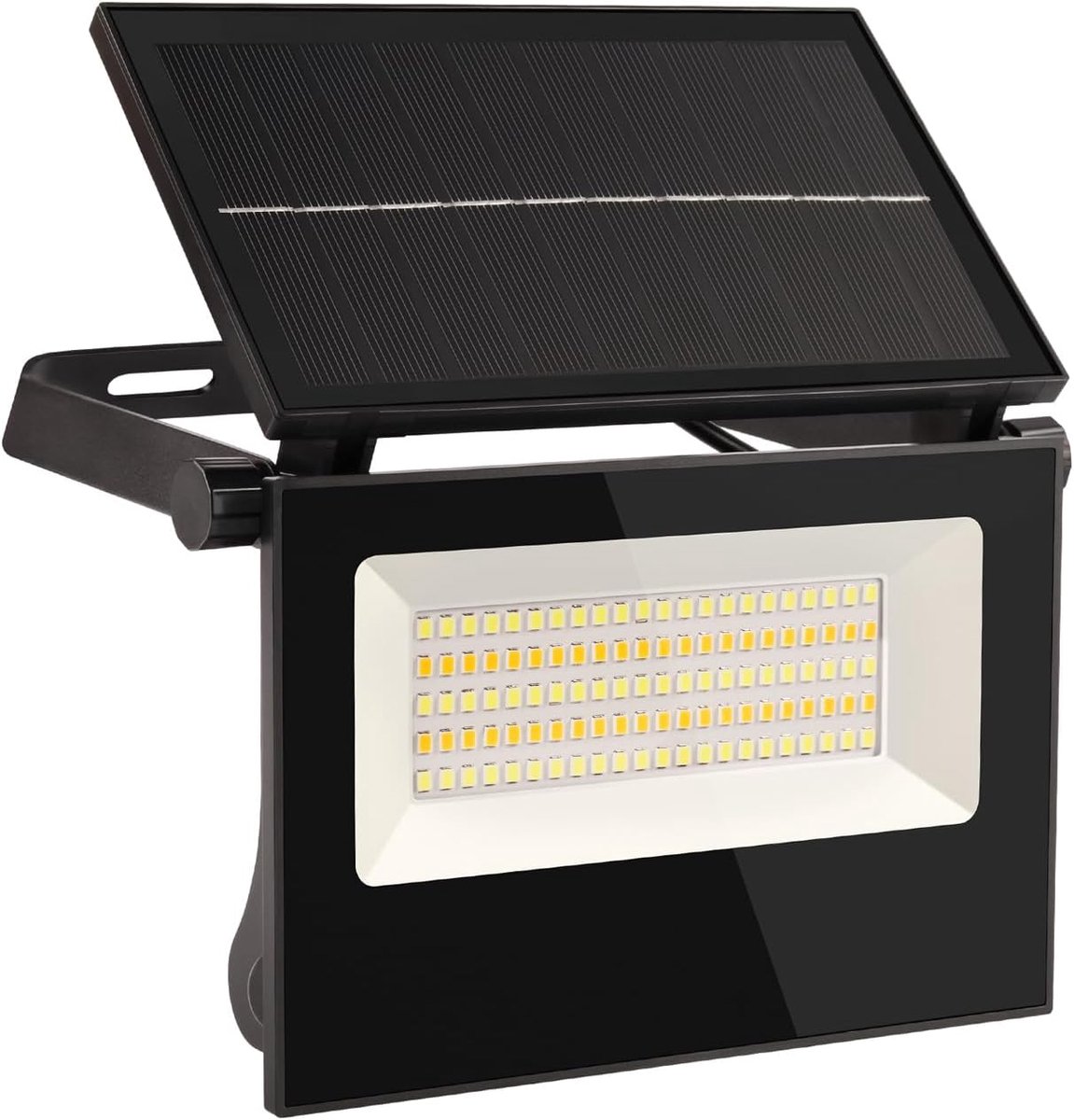 Solar Buitenlamp met Bewegingssensor - 1200 mAh - 154 LED - IP65 Weerbestendig - Ideaal voor Tuinverlichting - ShopVlot