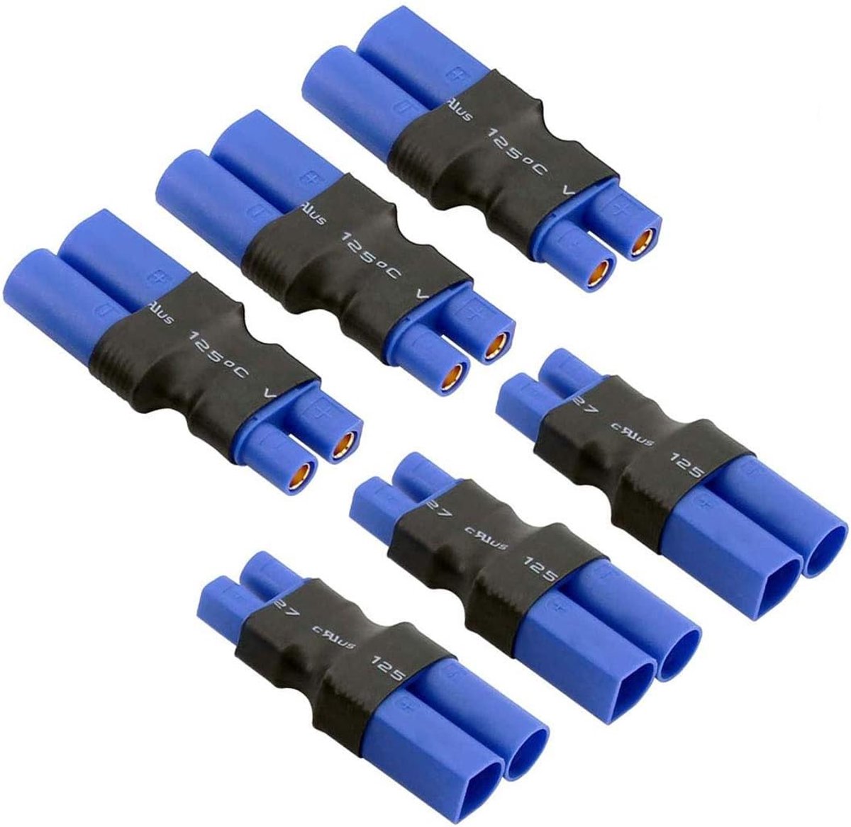 EC3 naar EC5 stekker adapter - 3 paar - lichtgewicht en veilig - ideaal voor RC drones en voertuigen - ShopVlot