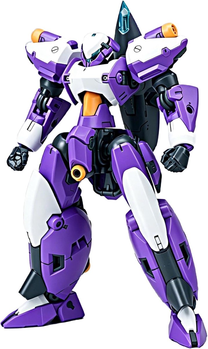 Actie Figuur Model Kit 1/144 - Gelede Trooper Franz Alpha - Paars Wit - Uniek sci-fi ontwerp - ShopVlot
