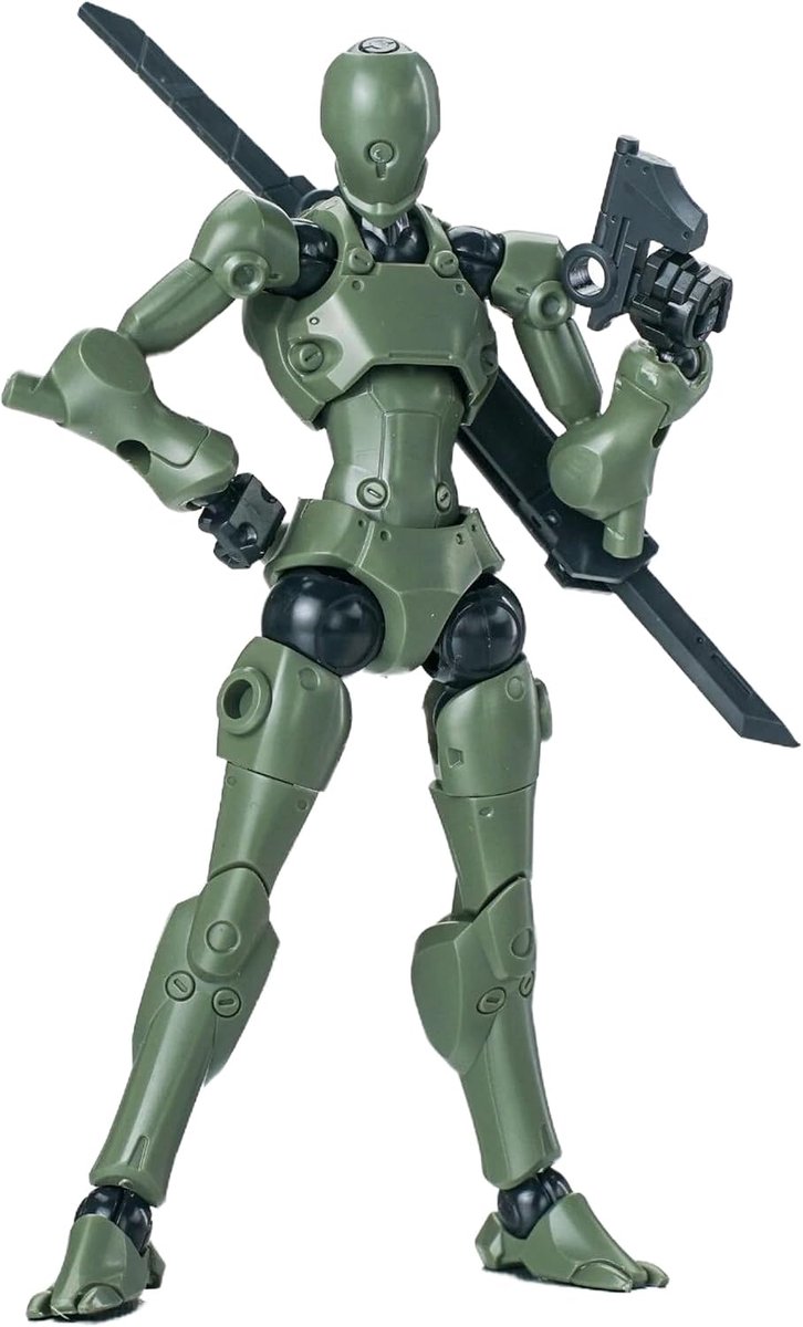 Modelkit 1/18 Figura - Superhuman Groen - 2 Beweegbare Joints - Authentieke bouwervaring - ShopVlot