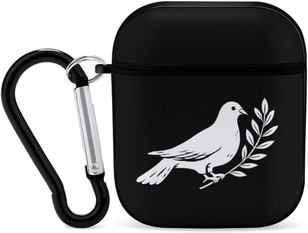 Oordopjes Case - Hoesje Oortelefoon - Bescherming Oortelefoons - Harde PC Behuizing - Compatibel met 1 en 2 - Zwart-stijl