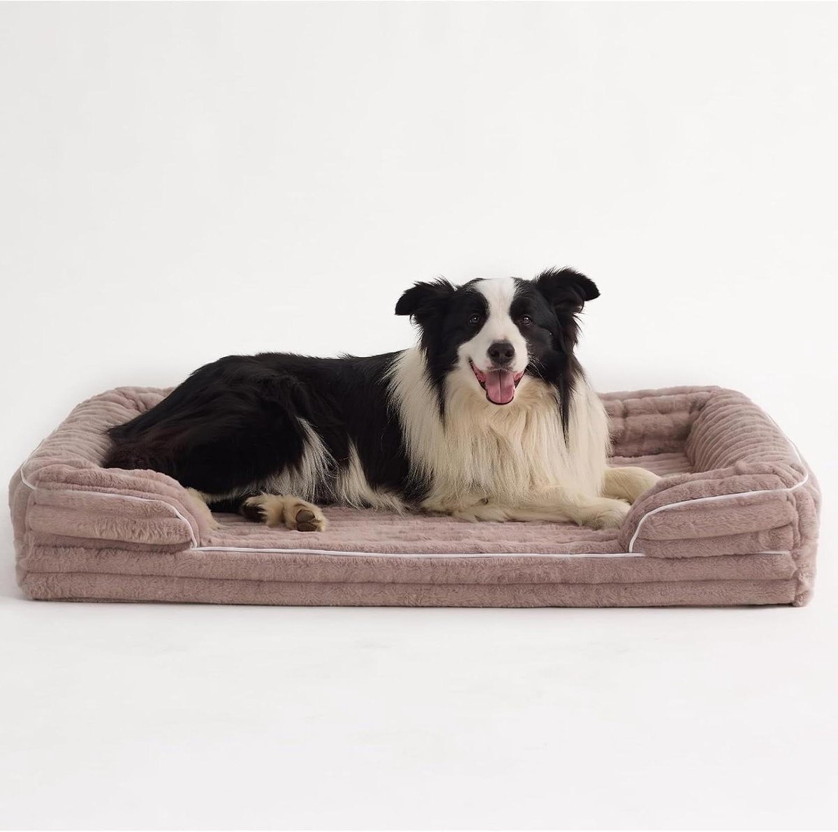 Hondenmand Sofa - Hondenbed Bank - Comfortabel Slapen - Orthopedisch Schuim - 106 x 80 x 17 cm - Koffie