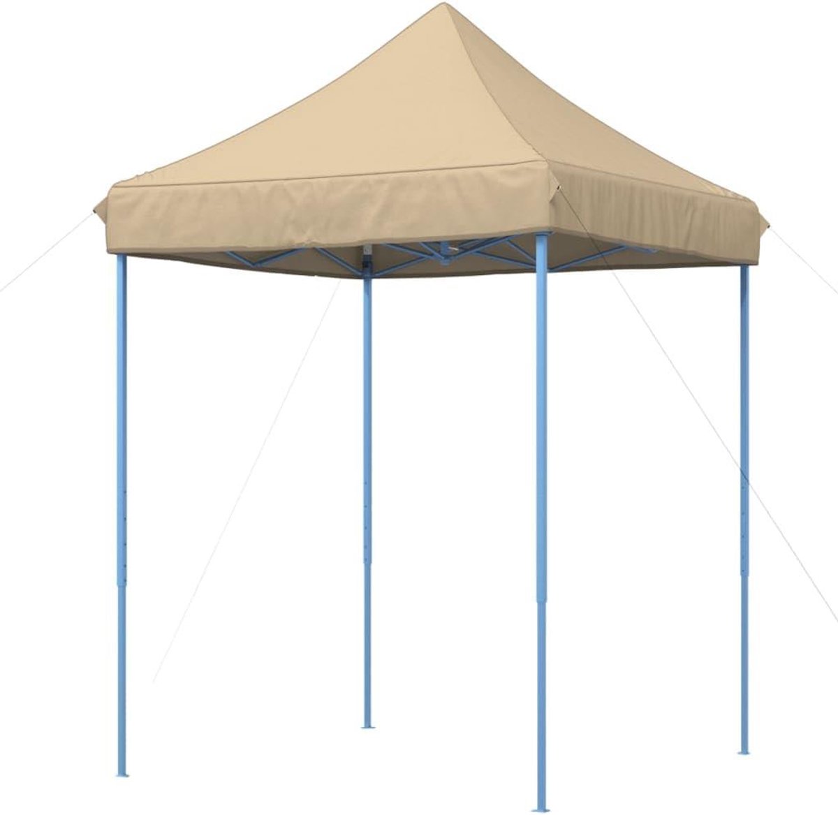 Opvouwbare Partytent - Pop-up Tent - Feestelijke Bijeenkomsten - Waterafstotend Dak - 200 x 200 cm - Beige